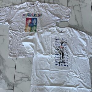 Vintage Terry Fox Canadian Cancer Research Running Legend Graphic T-Shirt Bundle